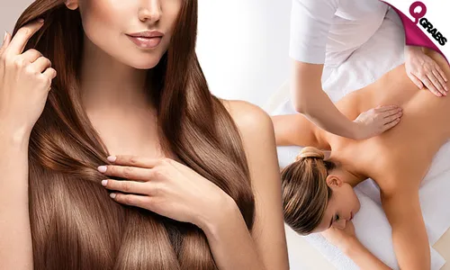 Massage & Hair Treatment of Your Choice!